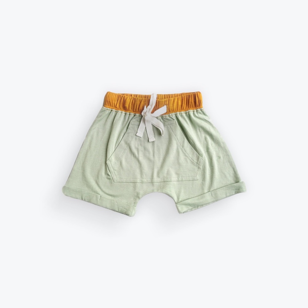 Light Green Bamboo Boy Shorts